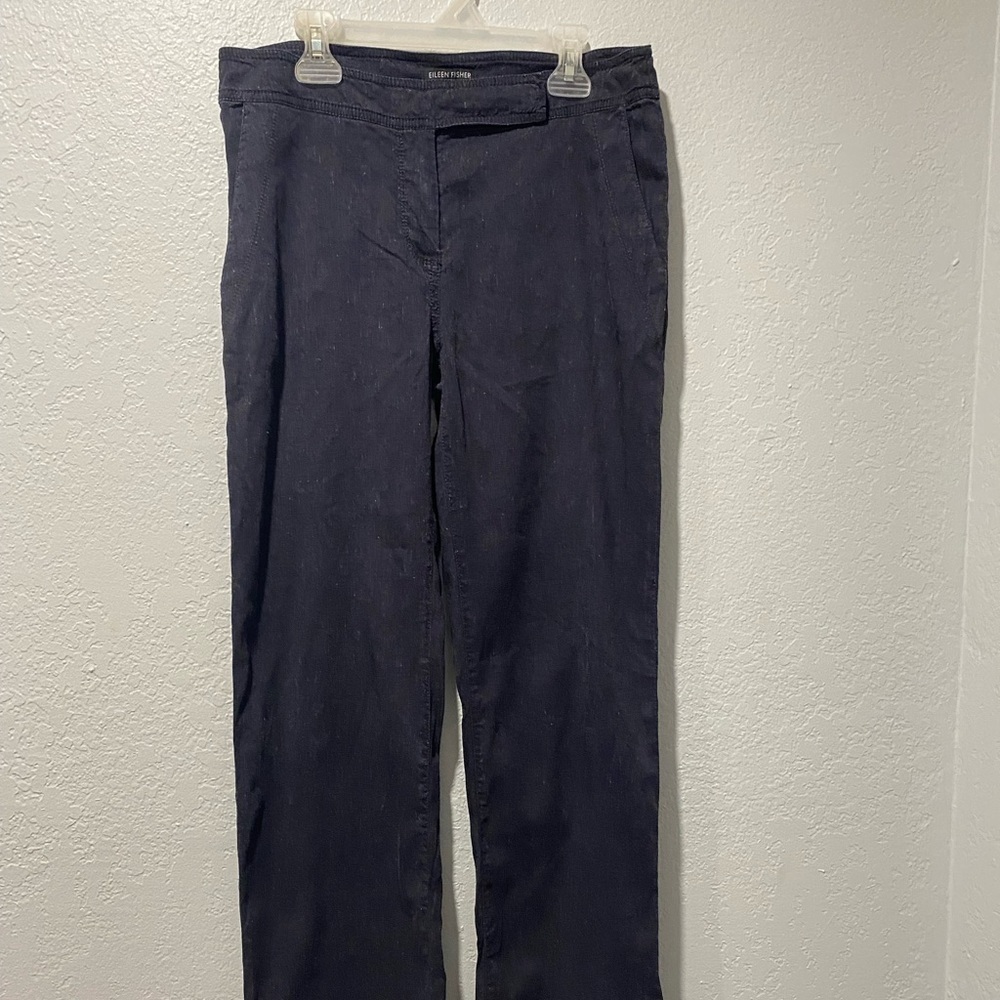 Eileen Fisher womens pants navi blue Sz 2